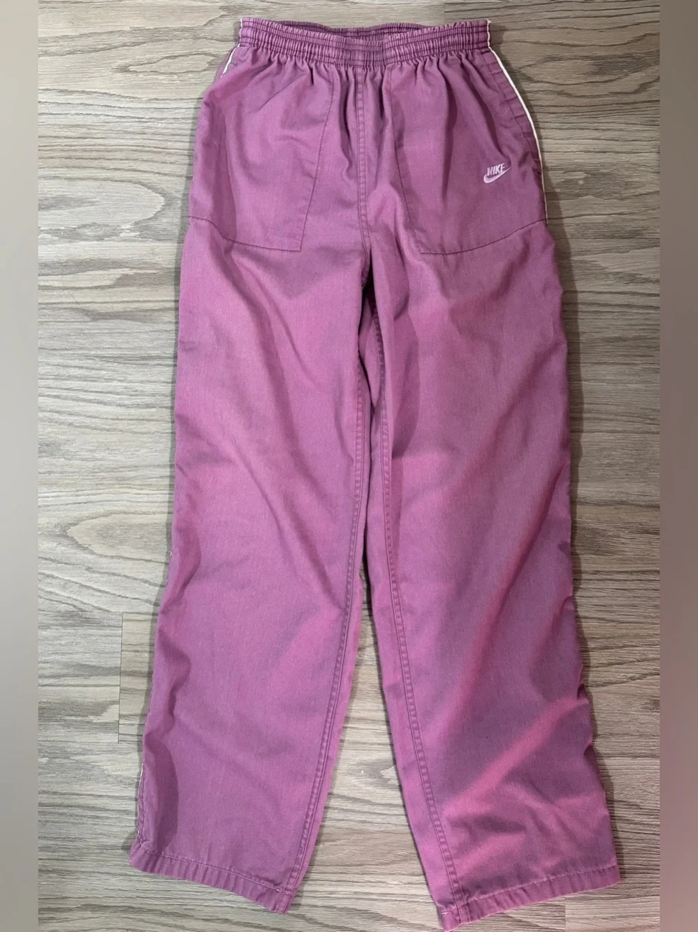 Vintage Nike Pants L Purple Made in USA 90s Y2K Track Retro Athletic
